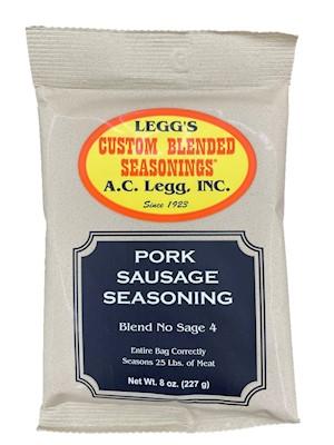 AC Leggs No Sage Pork Sausage Seasoning Blend #NS4