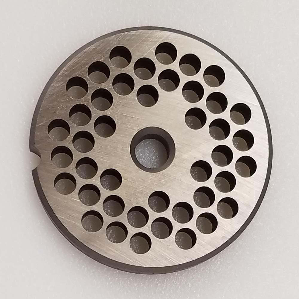 Triumph Meat Grinder Plate Enterprise 12 REVERSIBLE D2 Steel 1/4" Holes (104130)