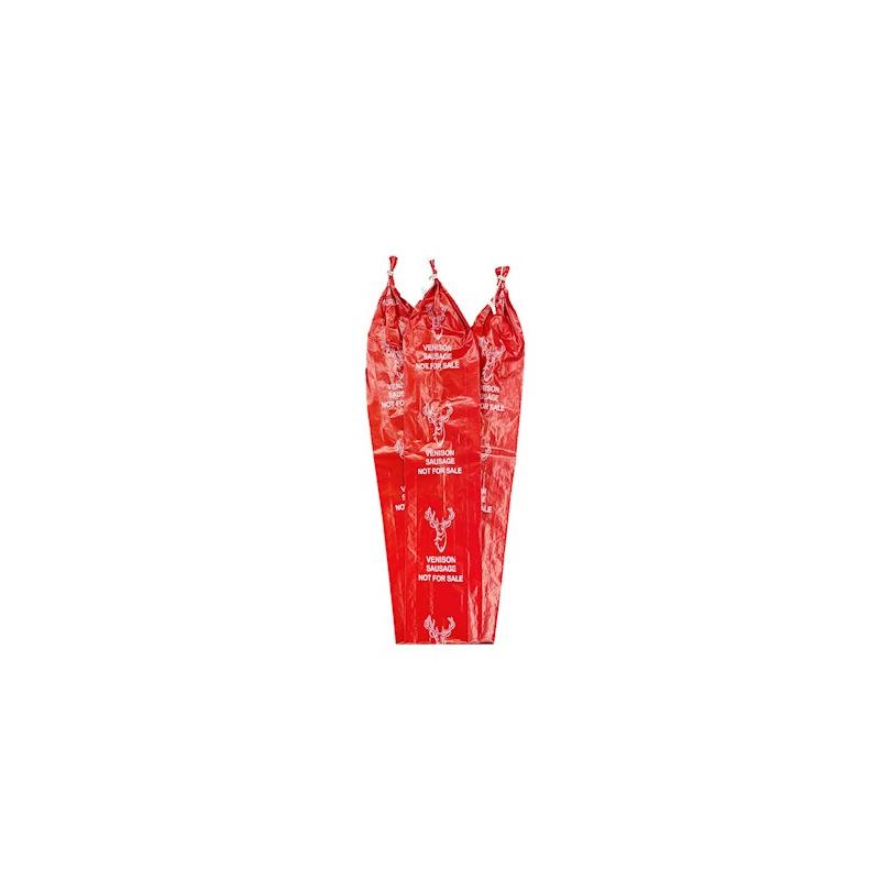 Fibrous Sausage Casing Printed: VENISON 2-1/2 X 20 Red (Stuffing Diameter 2.87")