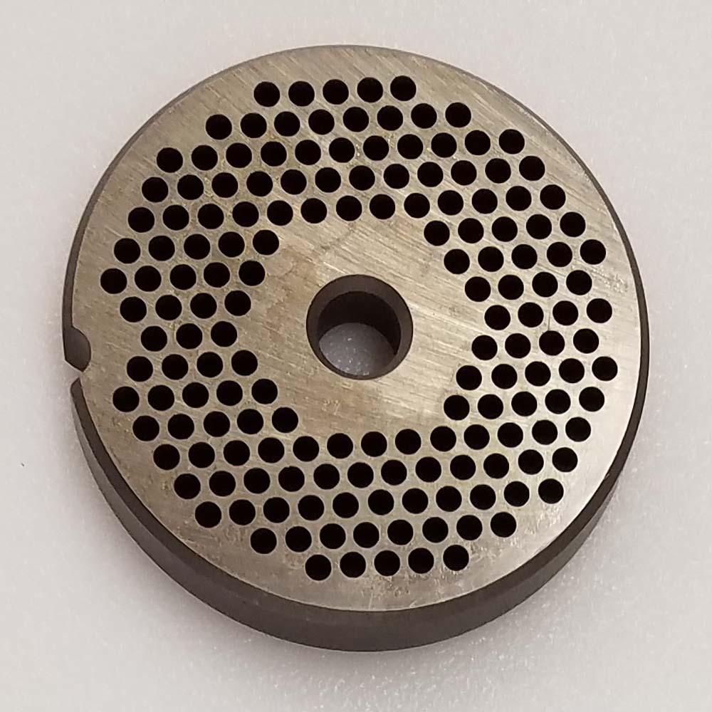 Triumph Meat Grinder Plate Enterprise 12 REVERSIBLE D2 Steel 1/8" Holes (104794)