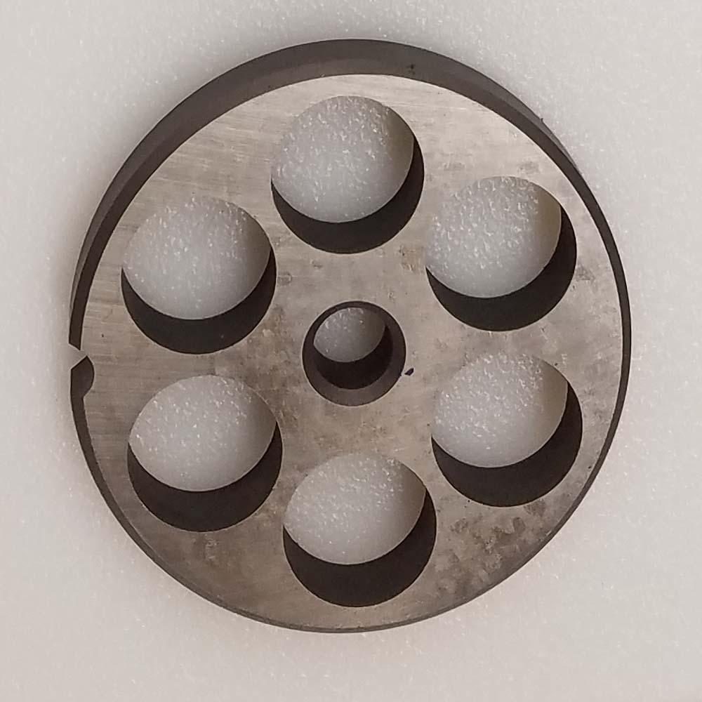 Triumph Meat Grinder Plate Enterprise 12 REVERSIBLE D2 Steel 3/4" Holes (103813)