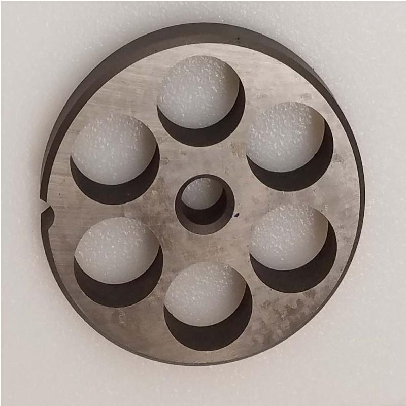 Triumph Meat Grinder Plate Enterprise 12 REVERSIBLE D2 Steel 3/4" Holes (103813)