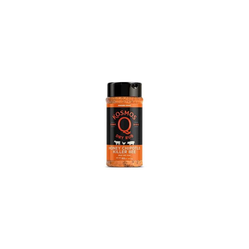 Kosmos Q Killer Bee Chipolte Honey Rub 12.6 Ounce Bottle