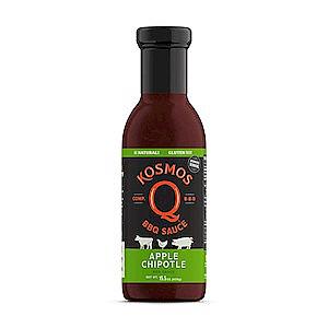 Kosmos Q Sweet Apple Chipotle BBQ Sauce 15.5 Ounce Bottle
