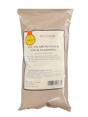AC Leggs Jalapeno Snack Stick Seasoning Blend #188