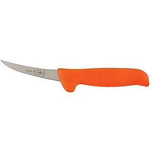 F Dick MasterGrip Semi-Flexible 4 Inch Curved Boning Knife Orange Handle (8288210-53)