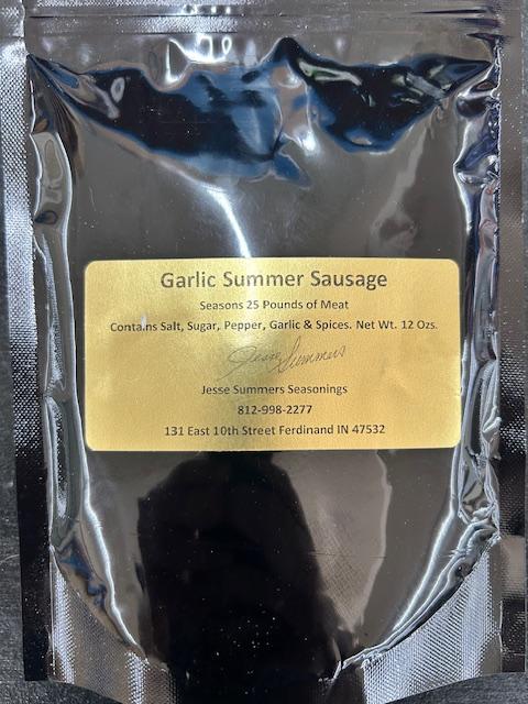 Jesse Summers Garlic Summer Sausage Seasoning
