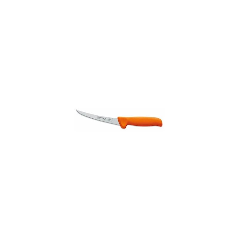 F Dick MasterGrip Semi-Flexible 6 Inch Curved Boning Knife Orange Handle (8288215-53)